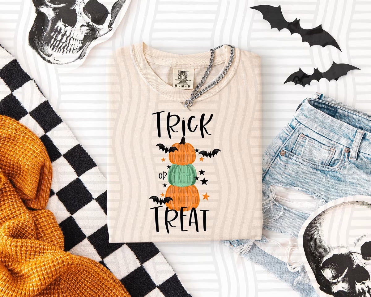 Trick or Teat Pumpkin Stack