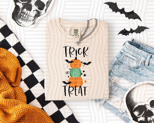 Trick or Teat Pumpkin Stack