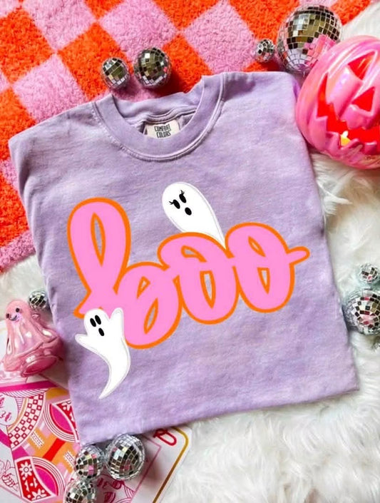 Boo (pink and orange)