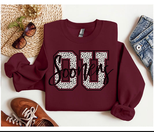 OU Sooners Dots