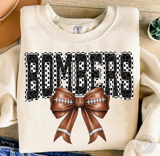 Bombers Football Bow
