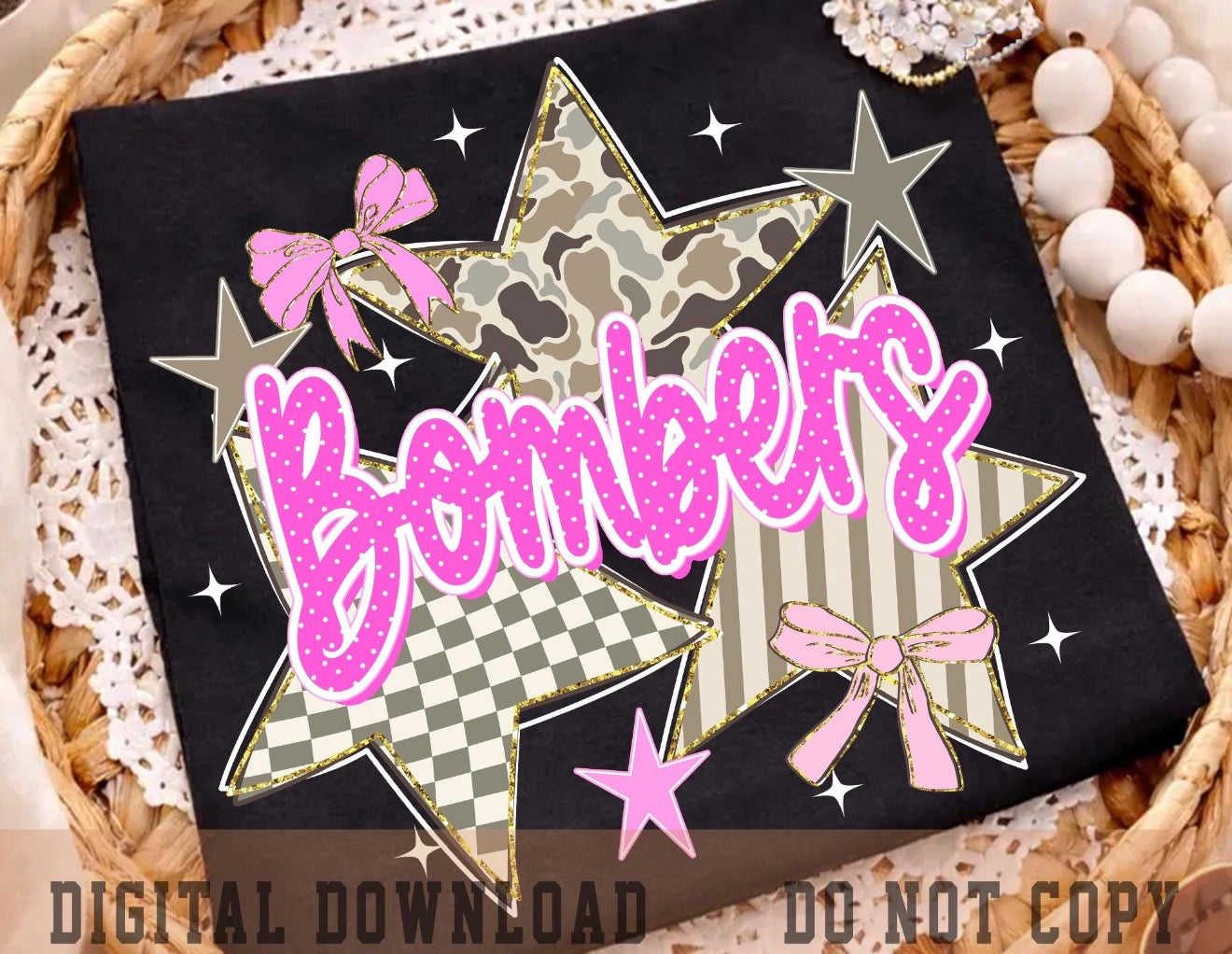 Pink and Camo Bombers