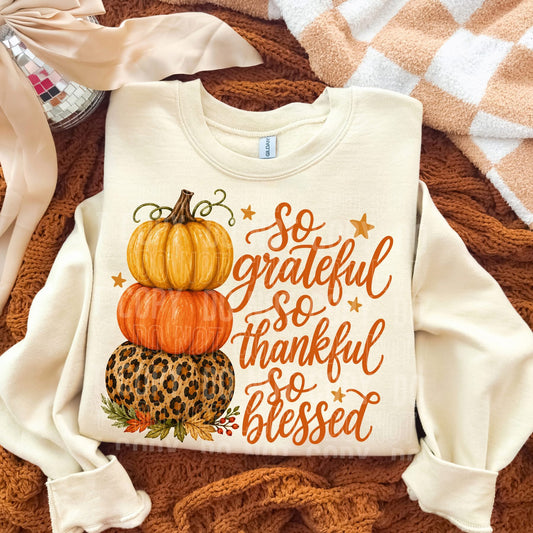 So Grateful So Thankful So Blessed
