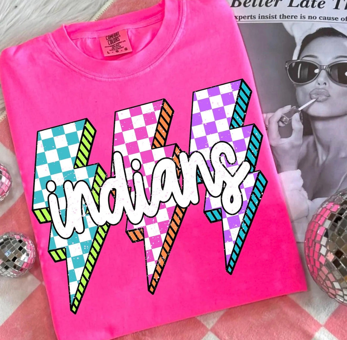Indians Lightening Bolts
