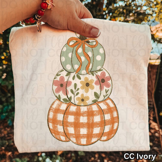 Stacked Pumpkins